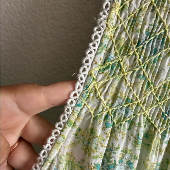 Free People Shea Printed Undersea Combo Button Back Closure Mini Dress M - Picture 11 of 16